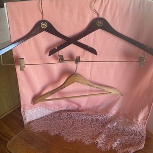 (3) VTG Sheraton Hotel wooden suit hanger 2 w/logo and 1 with Detroit Sheraton